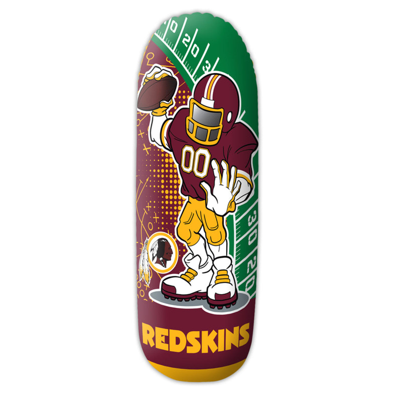Fremont Die Washington Redskins Rookie Water Based Bop Bag Fan Gear NFL Washington Commanders