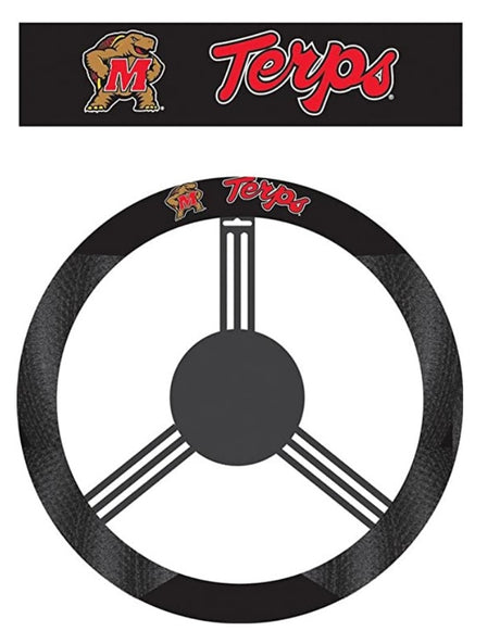 Fremont Die Maryland Terrapins Mesh Steering Wheel Cover Fan Gear NCAA Maryland Terrapins