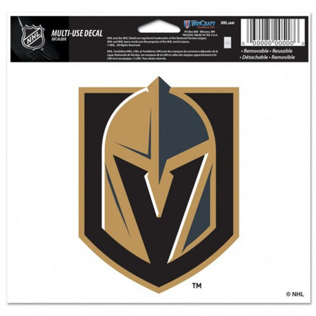 Wincraft Vegas Golden Knights Color Multi Use Decal 5x6 - Special Order Fan Gear NHL Vegas Golden Knights