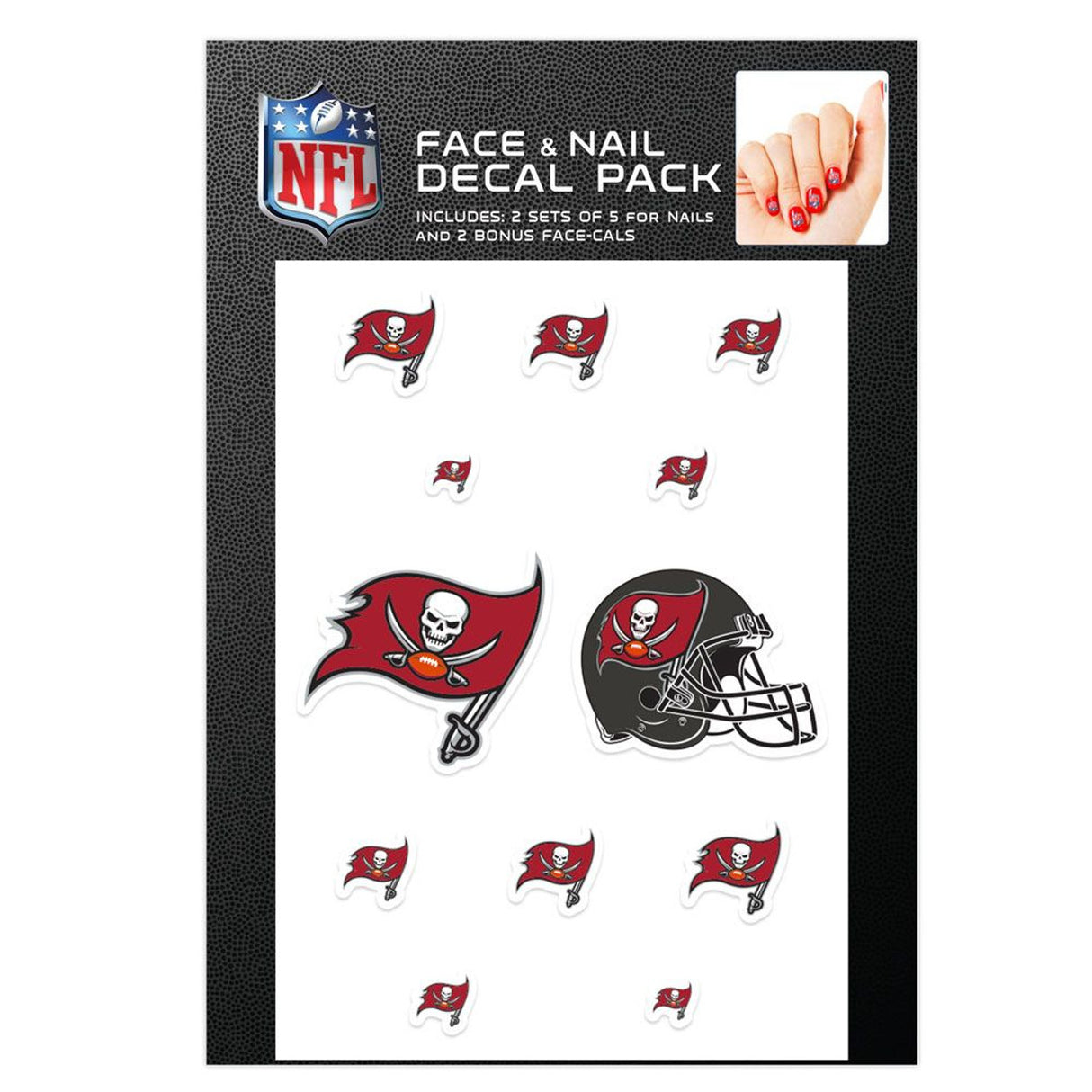 Wincraft Tampa Bay Buccaneers Nail Cals Fan Gear NFL Tampa Bay Buccaneers