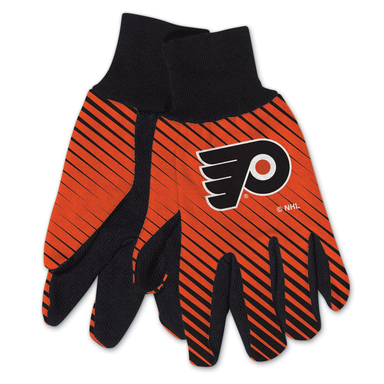 Wincraft Philadelphia Flyers Two Tone Adult Size Gloves Fan Gear NHL Philadelphia Flyers