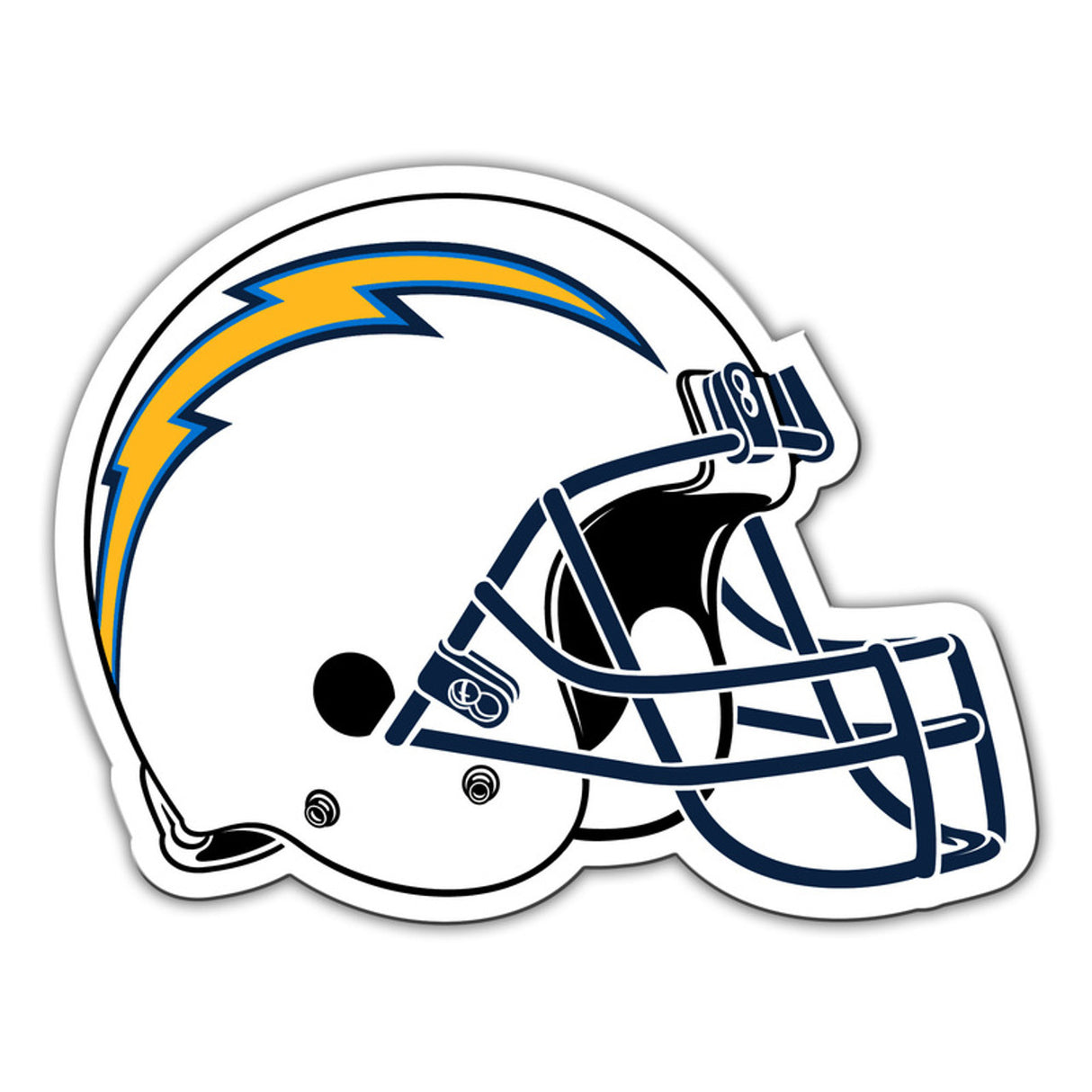 Fremont Die Los Angeles Chargers 12 Inch Helmet Design Car Style Magnet Fan Gear NFL Los Angeles Chargers