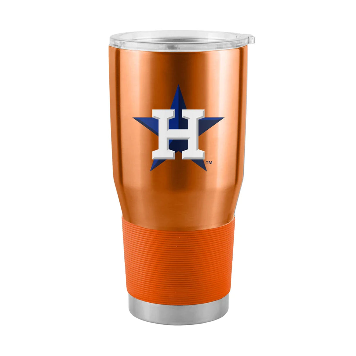 Logo Brands Houston Astros 30oz Stainless Steel Travel Tumbler Fan Gear MLB Houston Astros