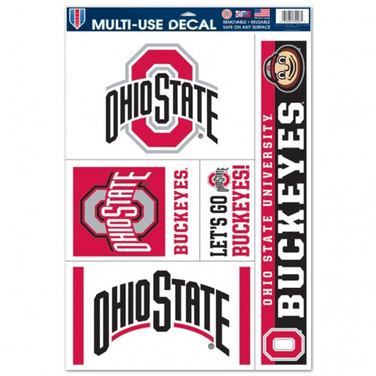 Wincraft Ohio State Buckeyes Ultra Decal 11x17 Fan Gear NCAA Ohio State Buckeyes