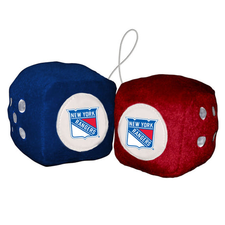 Fremont Die New York Rangers Fuzzy Dice Fan Gear NHL New York Rangers