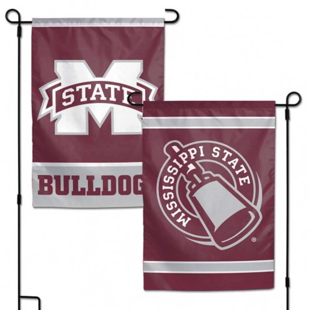 Wincraft Mississippi State Bulldogs 2 Sided Garden Style Flag 12x18 Fan Gear NCAA Mississippi State Bulldogs