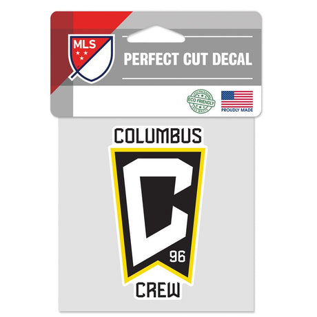 Wincraft Columbus Crew Color Perfect Cut Decal 4x4 Fan Gear MLS Columbus Crew