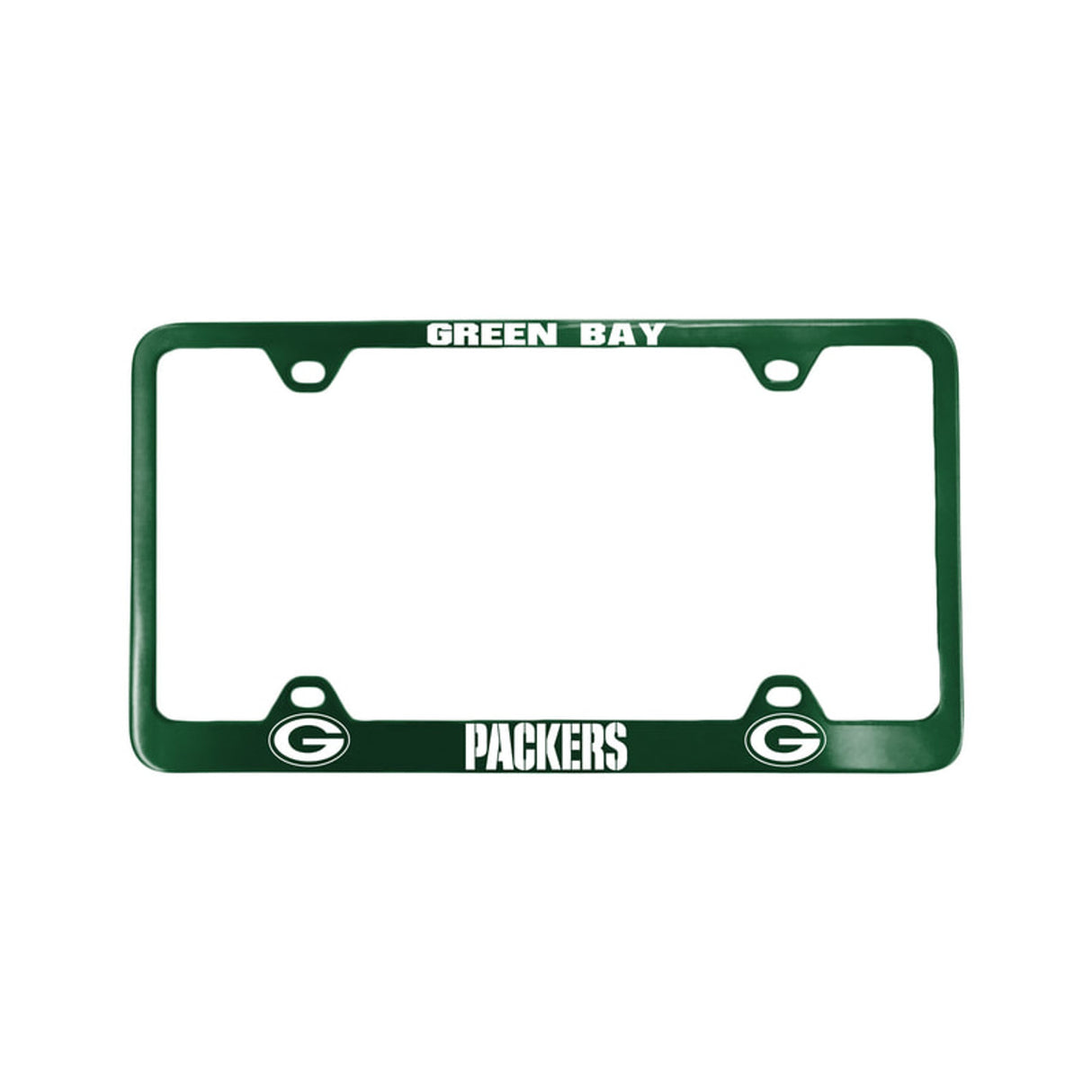 Fremont Die Green Bay Packers Green Laser Cut License Plate Frame Fan Gear NFL Green Bay Packers