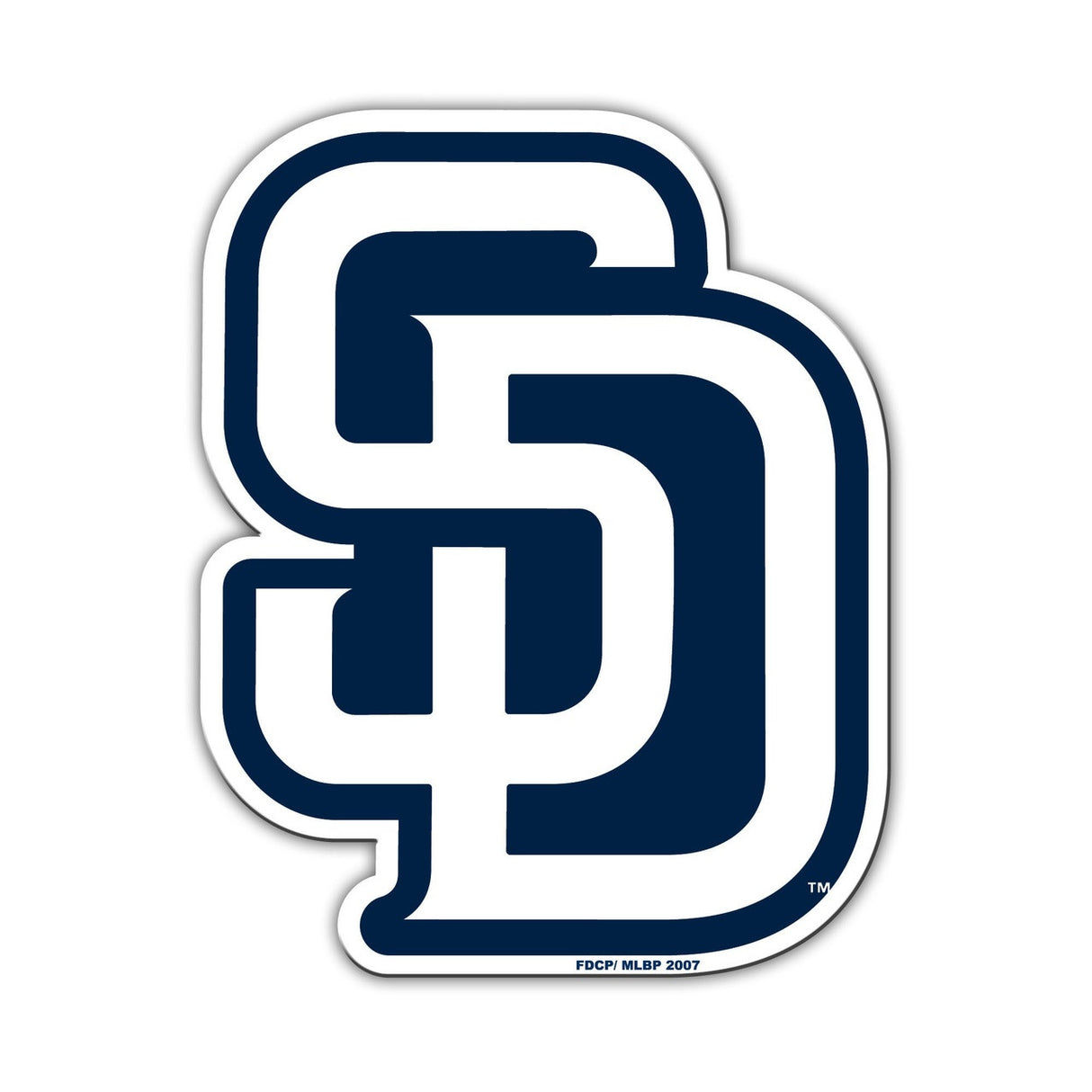 Fremont Die San Diego Padres 12 Inch Car Style Magnet Fan Gear MLB San Diego Padres