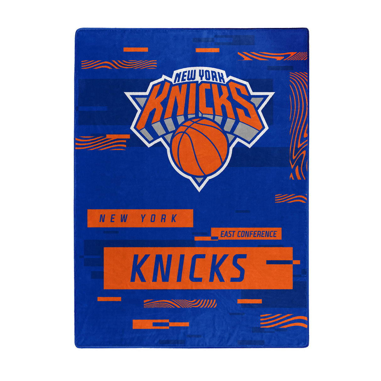 Northwest Company New York Knicks Raschel Digitize Design Blanket 60x80 - Special Order Fan Gear NBA New York Knicks