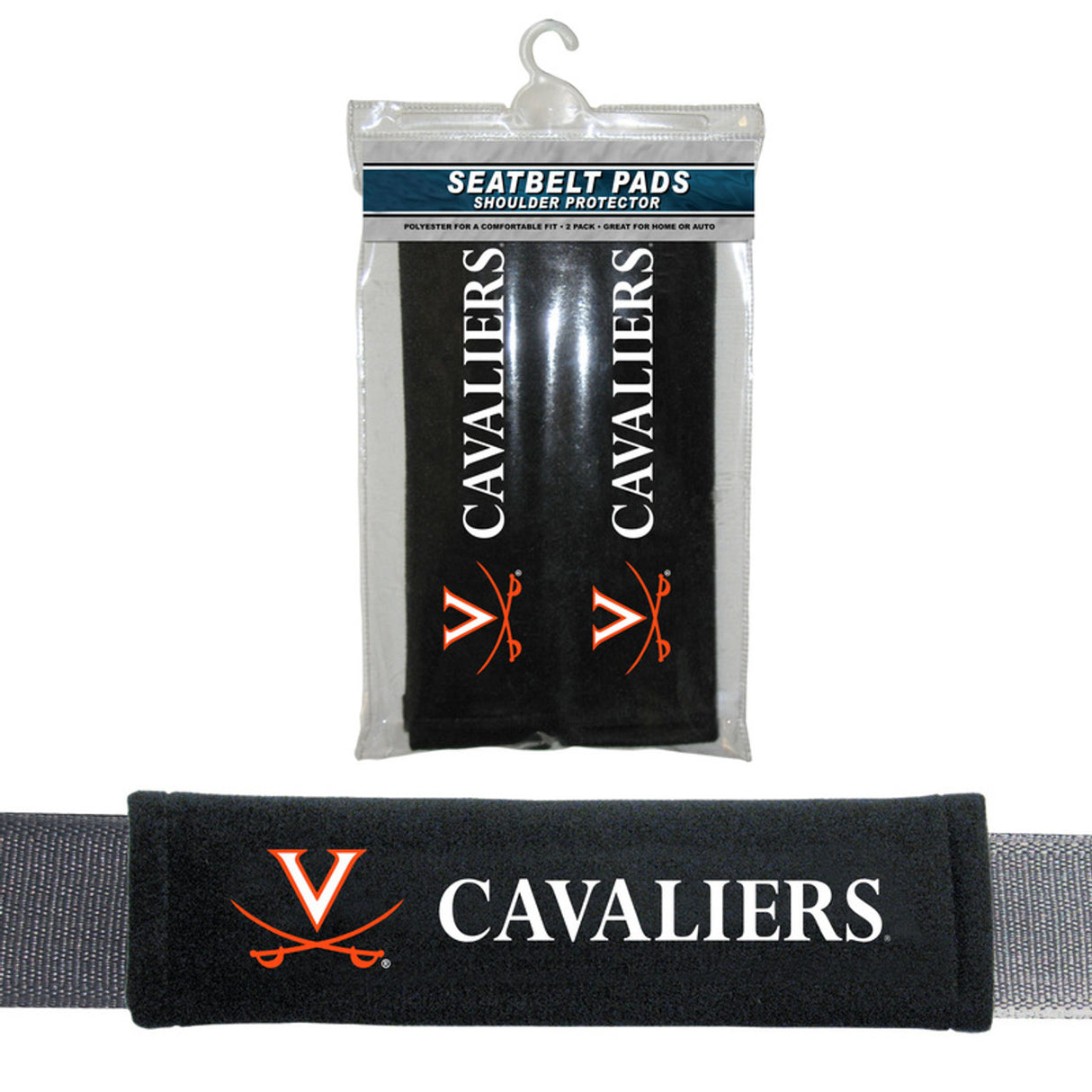 Fremont Die Virginia Cavaliers Seat Belt Pads Fan Gear NCAA Virginia Cavaliers