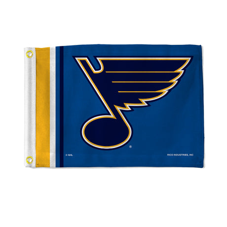 Rico Industries St. Louis Blues Striped Utility Flag 12x17 Fan Gear NHL St. Louis Blues