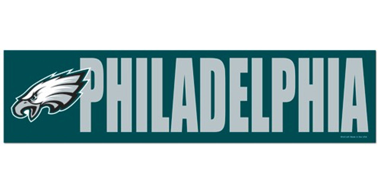 Wincraft Philadelphia Eagles Bumper Sticker Decal Fan Gear NFL Philadelphia Eagles