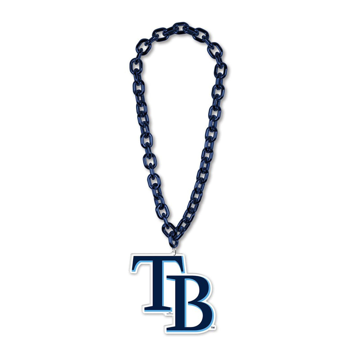 Wincraft Tampa Bay Rays Fan Big Chain Necklace Fan Gear MLB Tampa Bay Rays