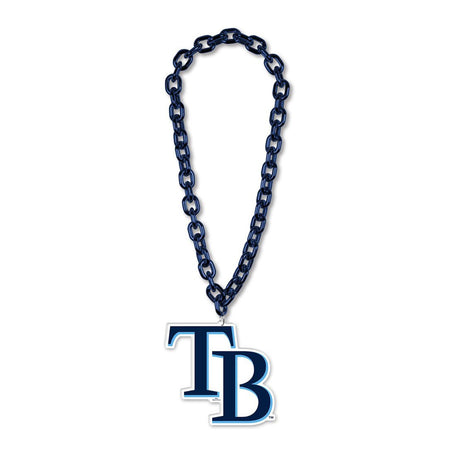 Wincraft Tampa Bay Rays Fan Big Chain Necklace Fan Gear MLB Tampa Bay Rays