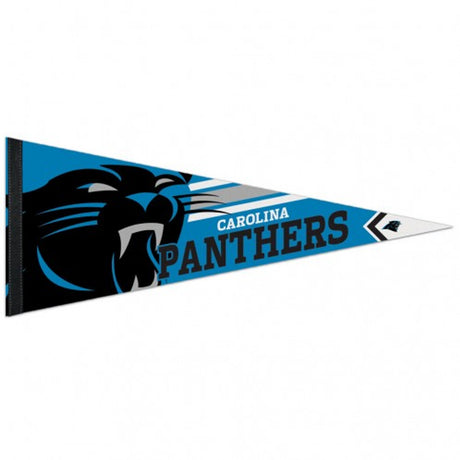 Wincraft Carolina Panthers Premium Style Pennant 12x30 Fan Gear NFL Carolina Panthers