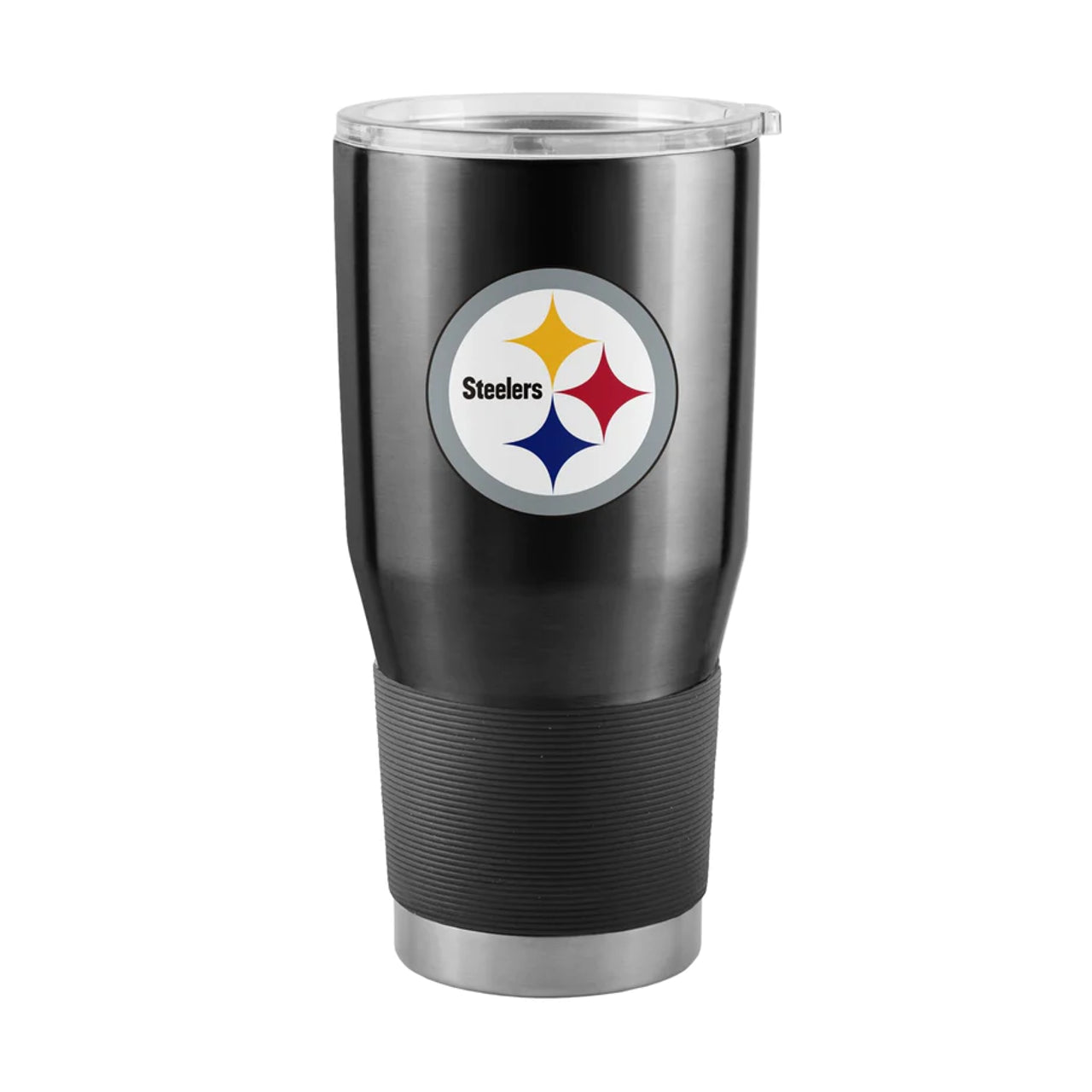 Logo Brands Pittsburgh Steelers 30oz Stainless Steel Travel Tumbler Fan Gear NFL Pittsburgh Steelers