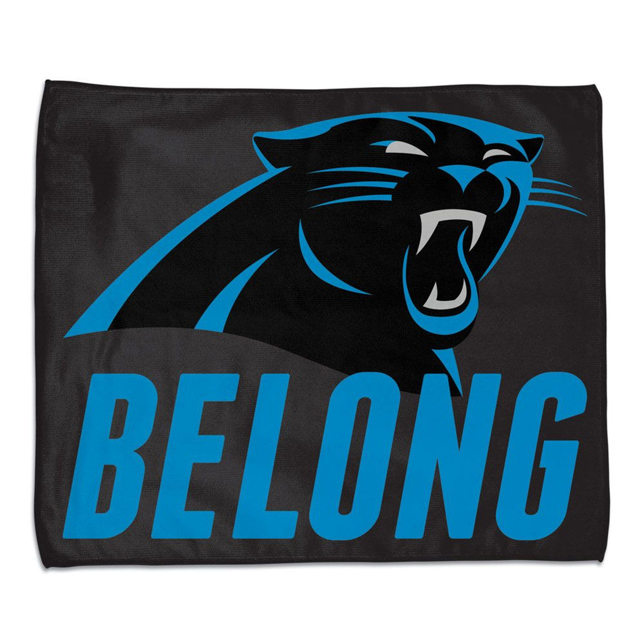 Wincraft Carolina Panthers Full Color Rally Style Towel 15x18 Fan Gear MLB Carolina Panthers