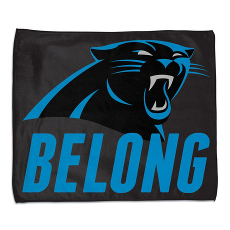Wincraft Carolina Panthers Full Color Rally Style Towel 15x18 Fan Gear MLB Carolina Panthers