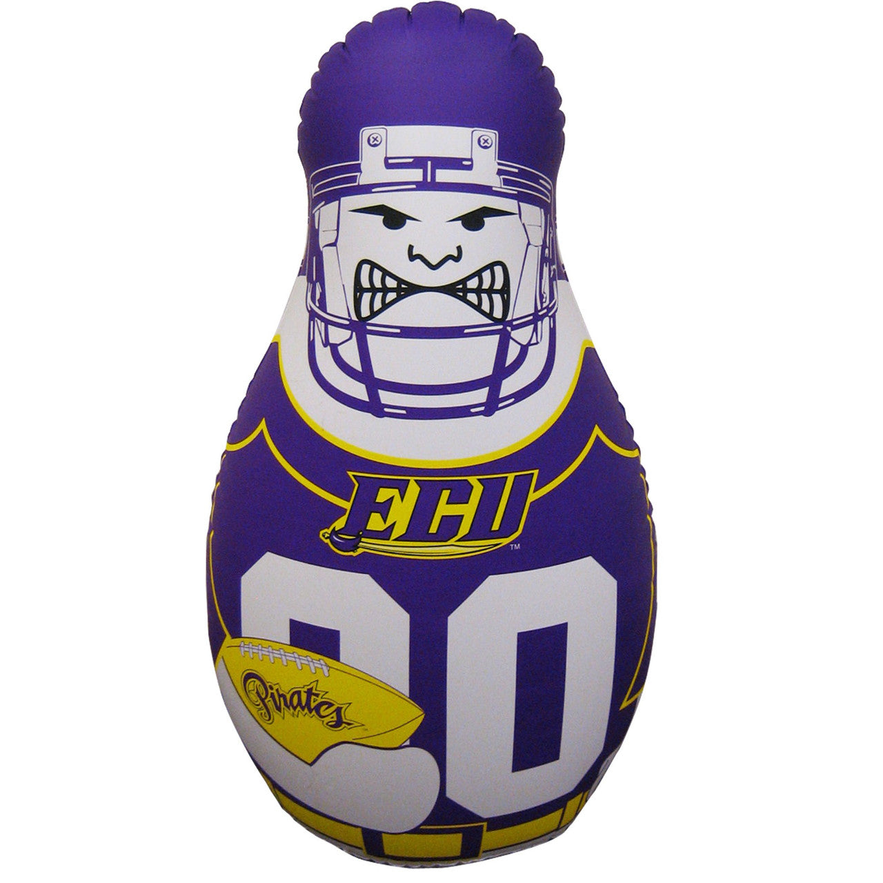 Fremont Die East Carolina Pirates Tackle Buddy Punching Bag Fan Gear NCAA East Carolina Pirates