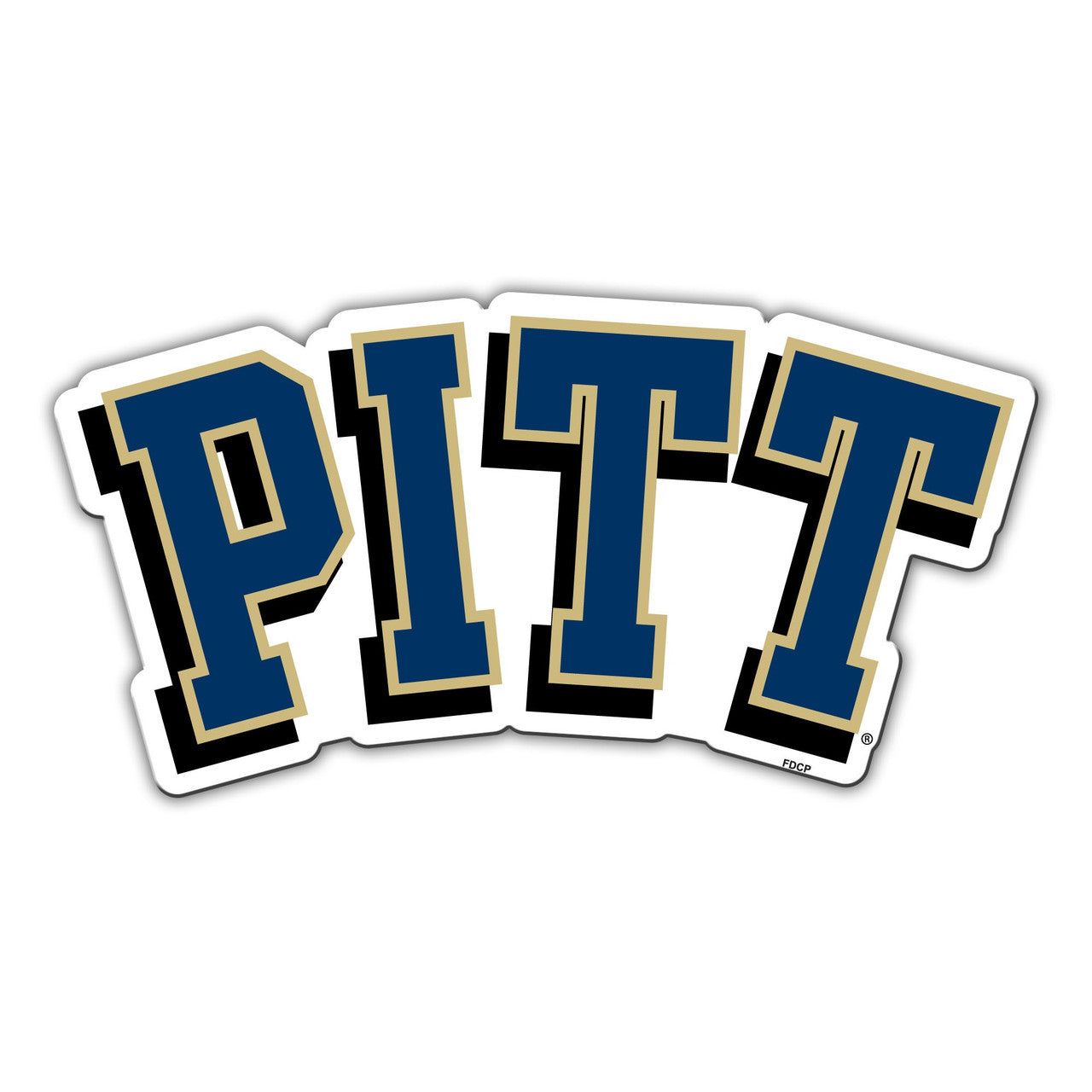 Fremont Die Pittsburgh Panthers 12 Inch Car Style Magnet Fan Gear NCAA Pittsburgh Panthers
