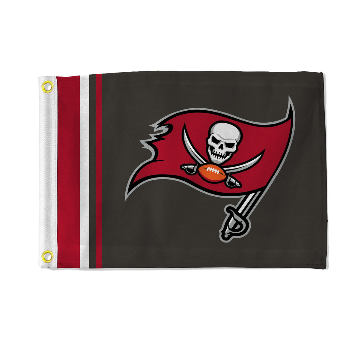 Rico Industries Tampa Bay Buccaneers Striped Utility Flag 12x17 Fan Gear NFL Tampa Bay Buccaneers