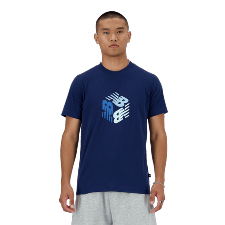 New Balance Men's Sport Box Logo T-Shirt Mens Apparel Shirts & Tops