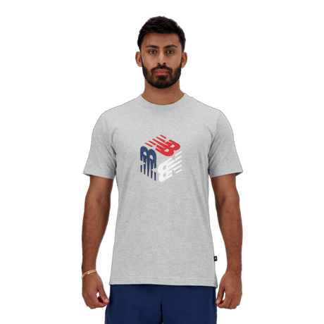 New Balance Men's Sport Box Logo T-Shirt Mens Apparel Shirts & Tops