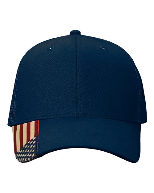 Kati USA Flag Mesh Cap Unisex Accessories Hats & Caps