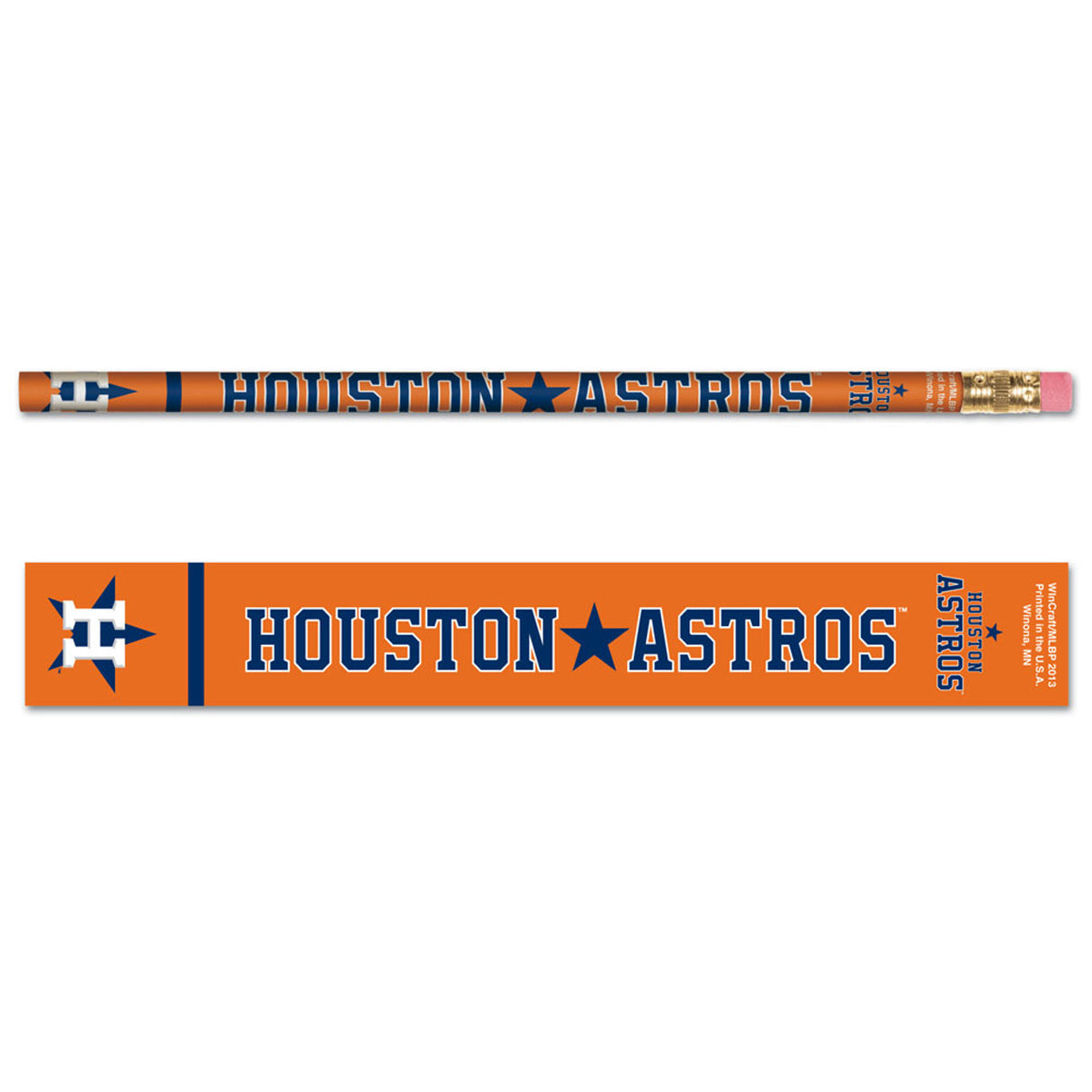 Wincraft Houston Astros 6 Pack Pencil - Special Order Fan Gear MLB Houston Astros