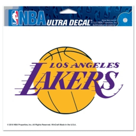 Wincraft Los Angeles Lakers Color Decal 5x6 Fan Gear NBA Los Angeles Lakers