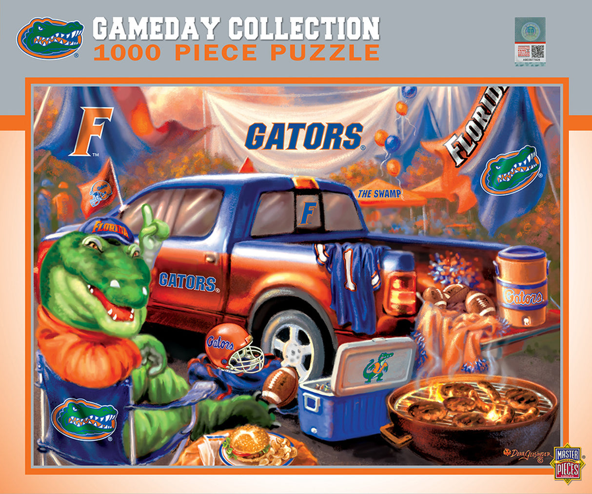 Masterpieces Puzzle Company Florida Gators Gameday Design 1000 Piece Puzzle Fan Gear NCAA Florida Gators