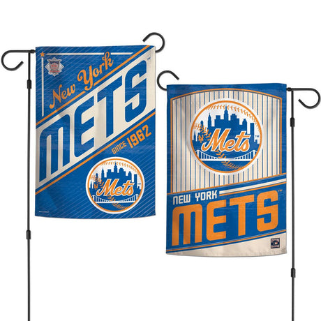 Wincraft New York Mets 2 Sided Garden Style Flag 12x18 Fan Gear MLB New York Mets