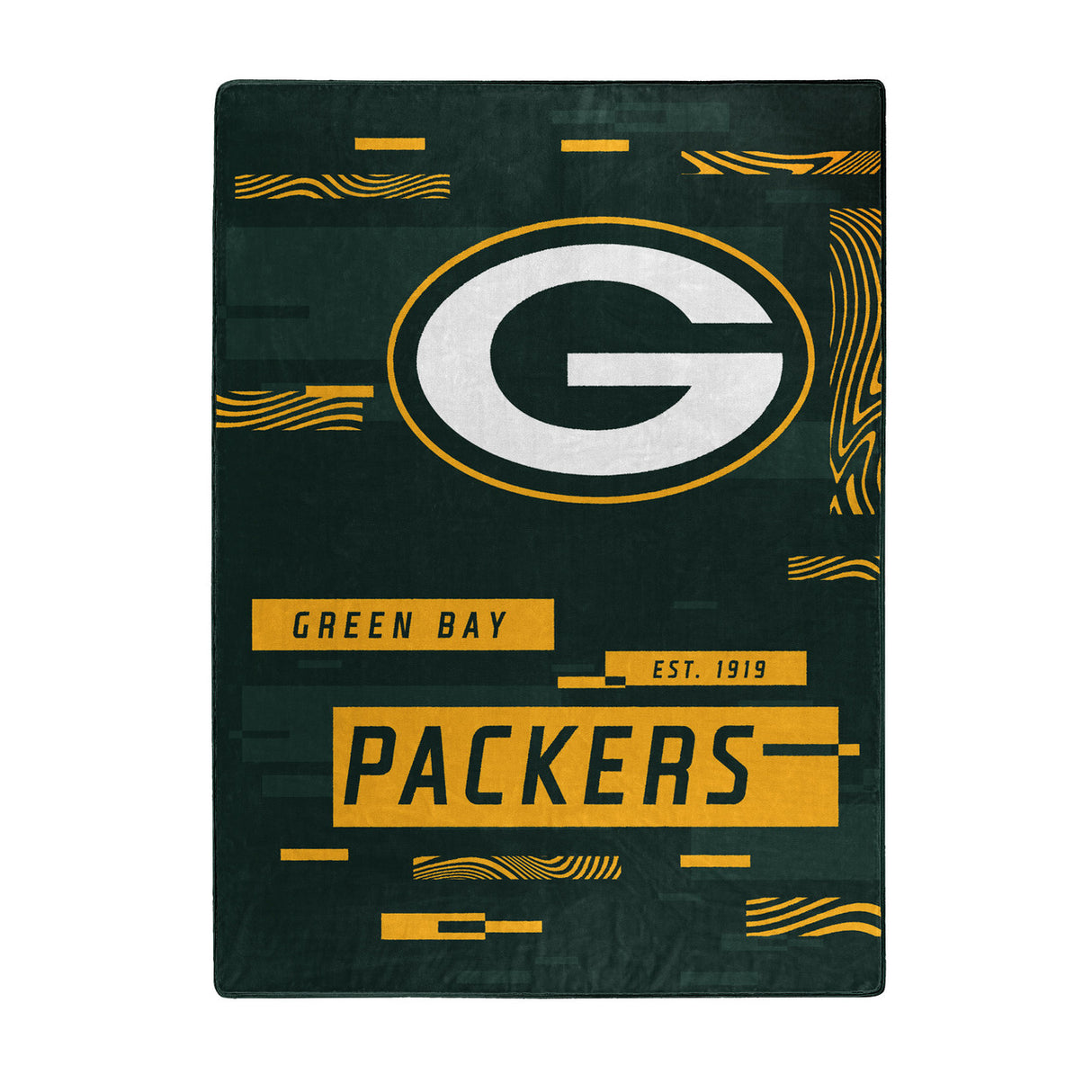 Northwest Company Green Bay Packers Raschel Digitize Design Blanket 60x80 Fan Gear NFL Green Bay Packers