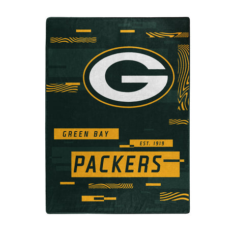Northwest Company Green Bay Packers Raschel Digitize Design Blanket 60x80 Fan Gear NFL Green Bay Packers