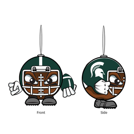 Evergreen Enterprises Michigan State Spartans Ball Head Ornament Fan Gear NCAA Michigan State Spartans
