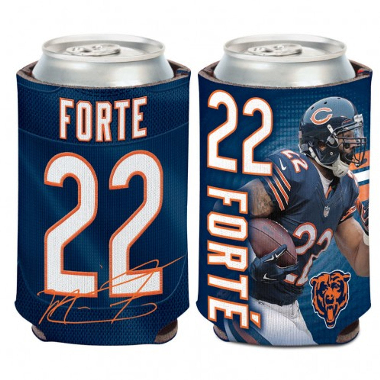 Wincraft Chicago Bears Matt Forte Design Can Cooler Fan Gear NFL Chicago Bears