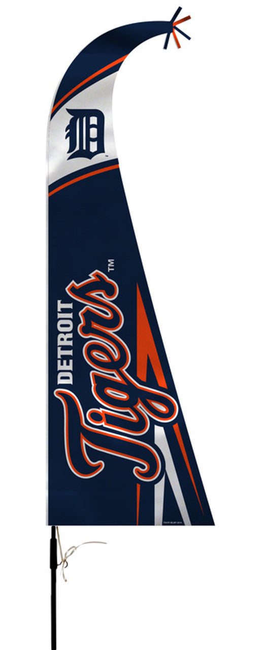 Fremont Die Detroit Tigers Premium Feather Style Flag Fan Gear MLB Detroit Tigers