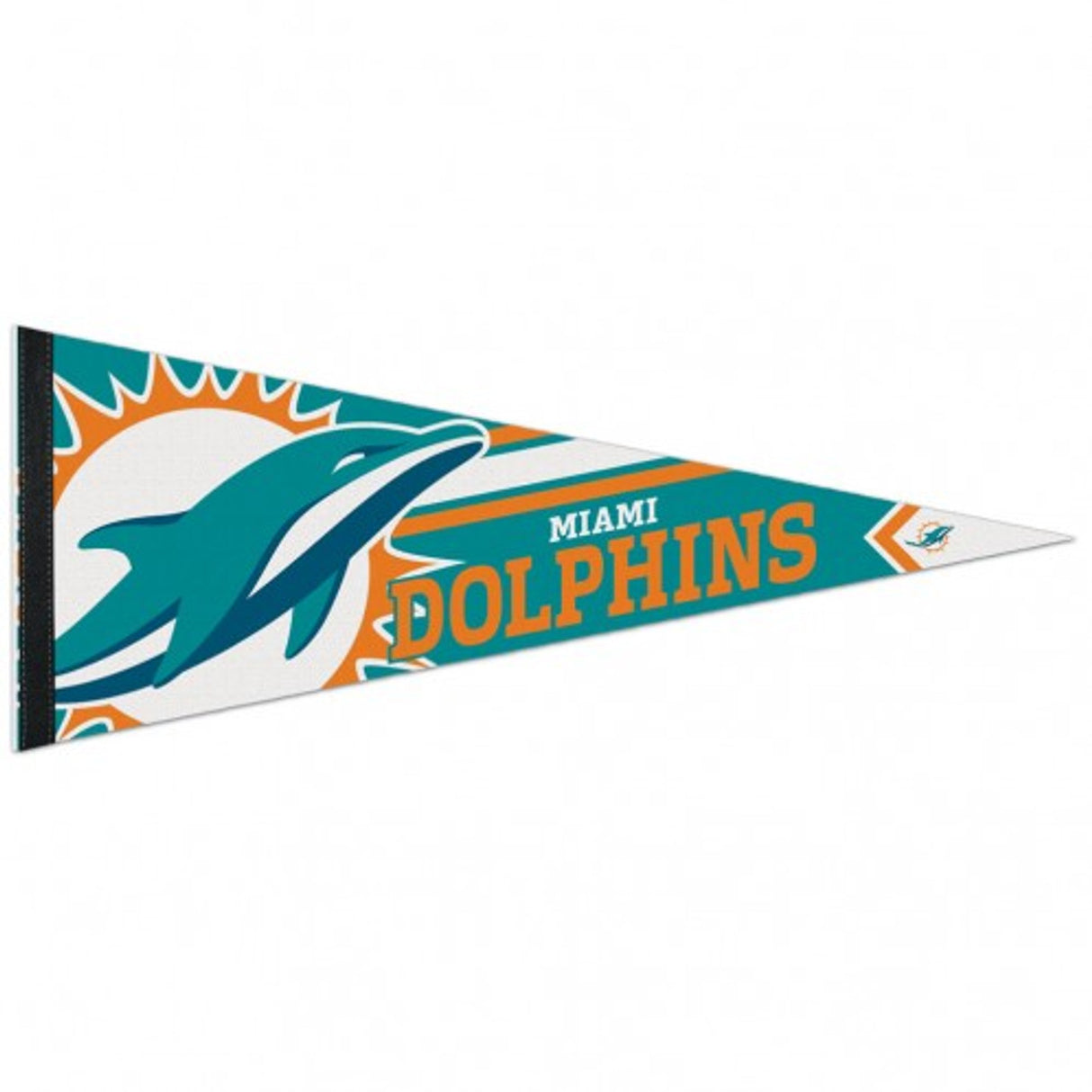 Wincraft Miami Dolphins Premium Style Pennant 12x30 Fan Gear NFL Miami Dolphins