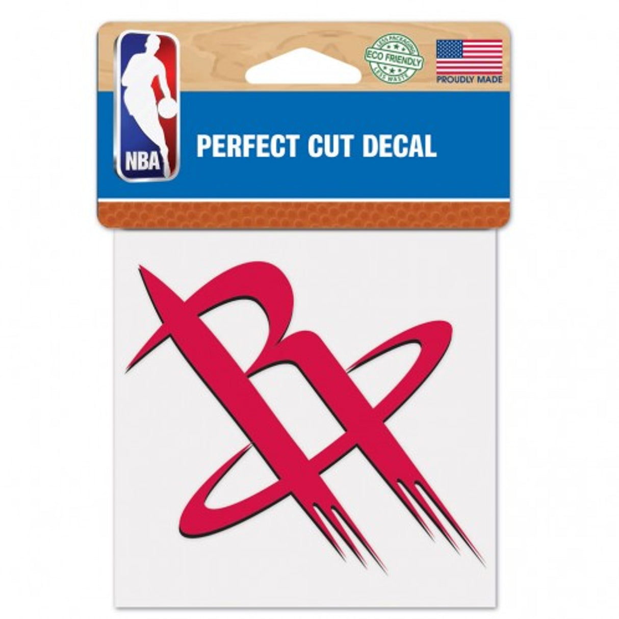 Wincraft Houston Rockets Color Perfect Cut Decal 4x4 Fan Gear NBA Houston Rockets
