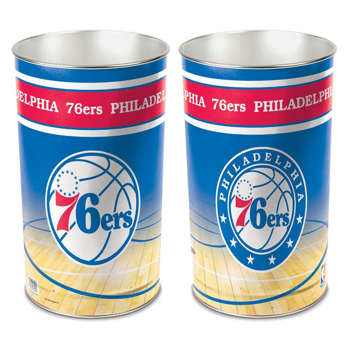 Wincraft Philadelphia 76ers 15 Inch Wastebasket - Special Order Fan Gear NBA Philadelphia 76ers