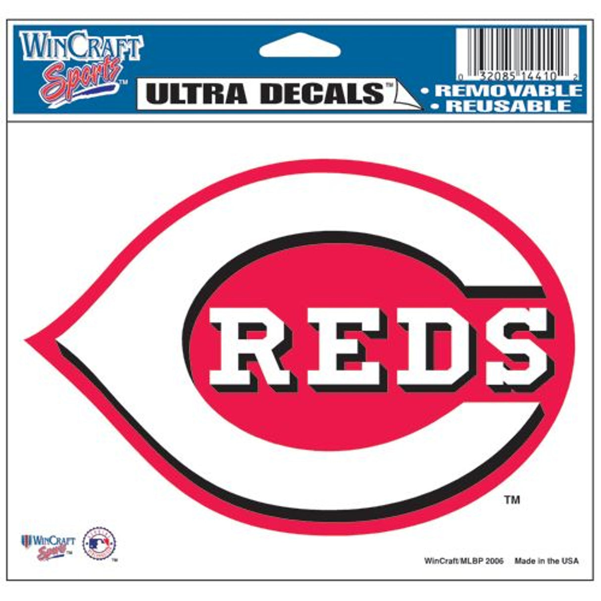 Wincraft Cincinnati Reds Color Ultra Decal 5x6 Fan Gear MLB Cincinnati Reds