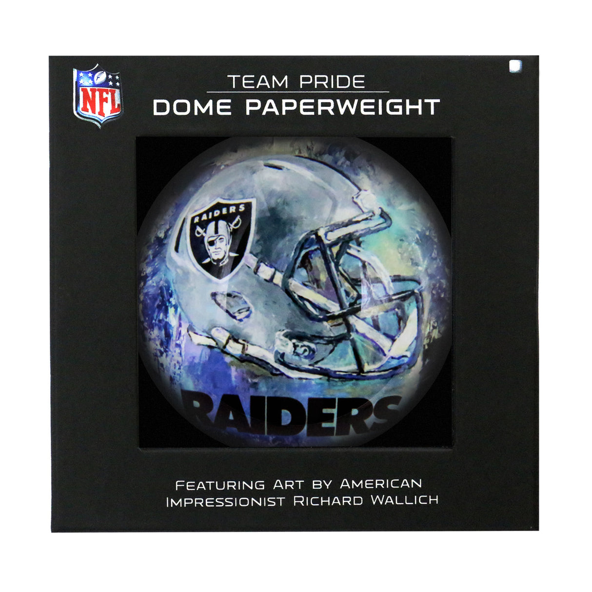 Sporticulture Las Vegas Raiders Domed Paperweight Fan Gear NFL Las Vegas Raiders