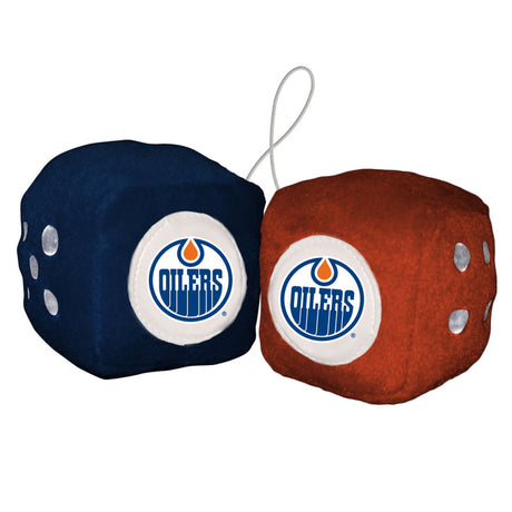 Fremont Die Edmonton Oilers Fuzzy Dice Fan Gear NHL Edmonton Oilers
