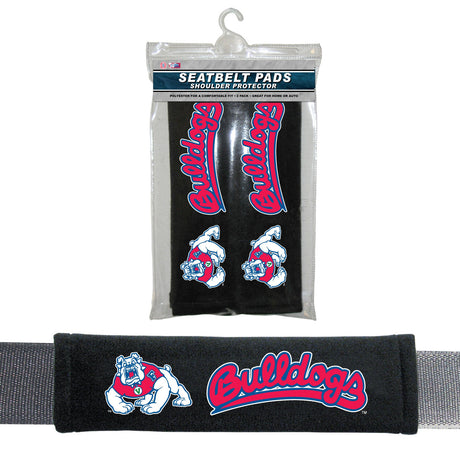 Fremont Die Fresno State Bulldogs Seat Belt Pads Fan Gear NCAA Fresno State Bulldogs