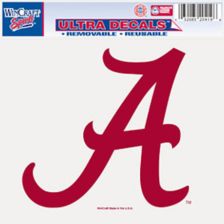 Wincraft Alabama Crimson Tide Color Multi Use Decal 5x6 Fan Gear NCAA Alabama Crimson Tide