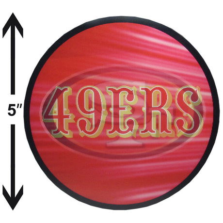 Siskiyou San Francisco 49ers Lenticular Decal Fan Gear NFL San Francisco 49ers