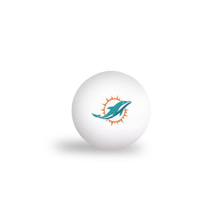 Wincraft Miami Dolphins 6 Pack Ping Pong Balls Fan Gear NFL Miami Dolphins