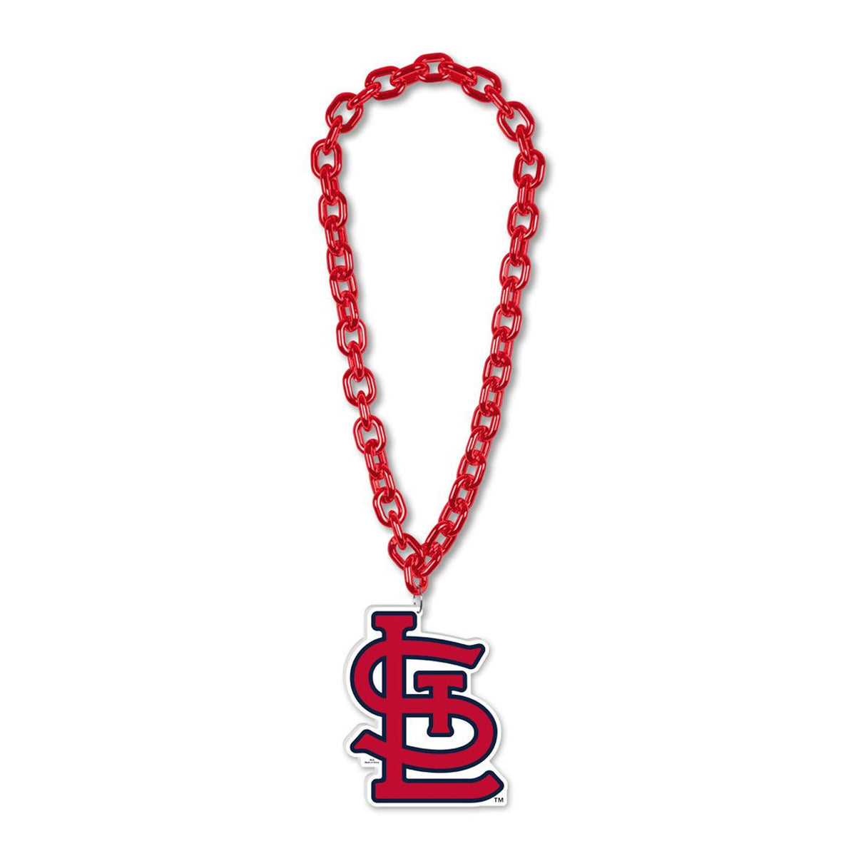 Wincraft St. Louis Cardinals Fan Big Chain Necklace Fan Gear MLB St. Louis Cardinals