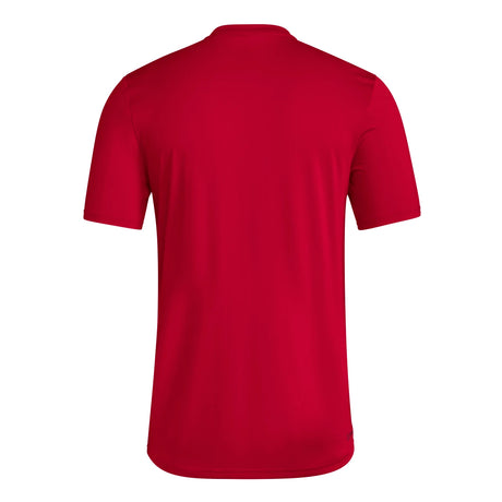 adidas Men's Short Sleeve Pregame Badge of Sport T-Shirt Tall Mens Apparel Shirts & Tops